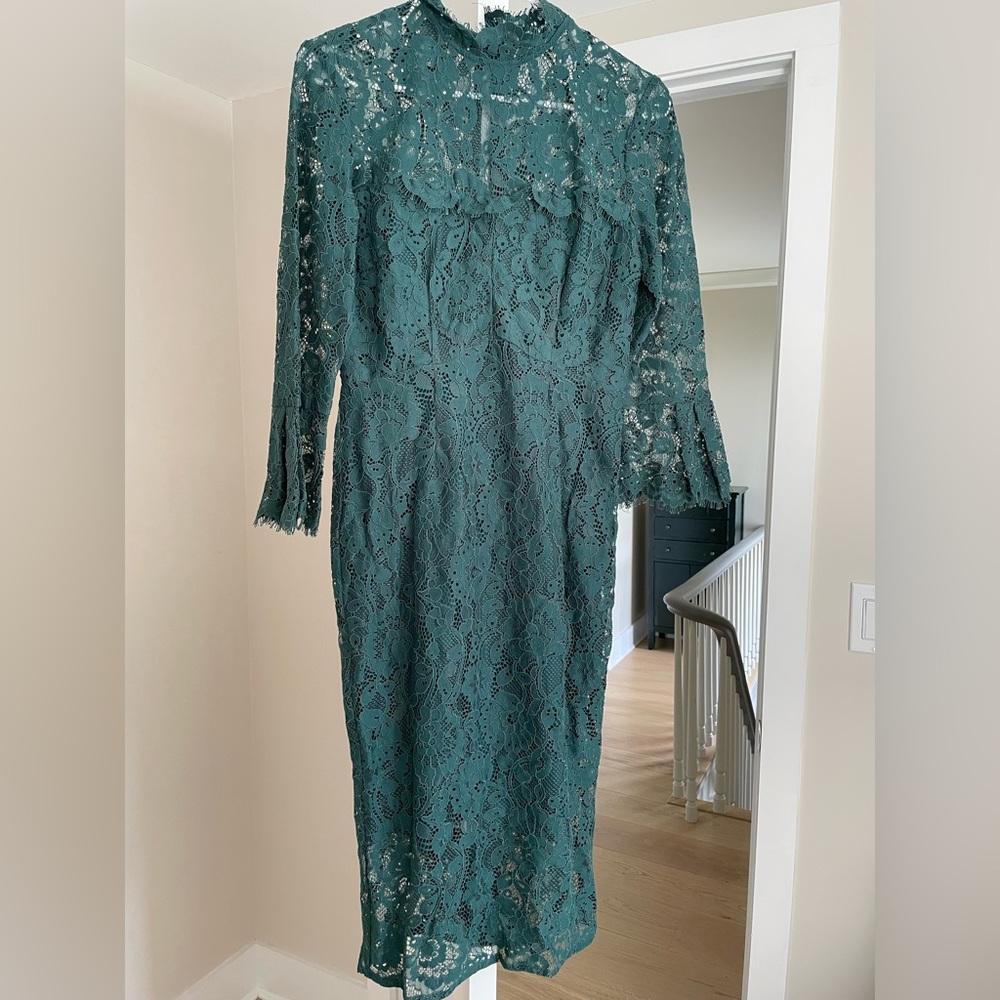 New York & Company Green Dress